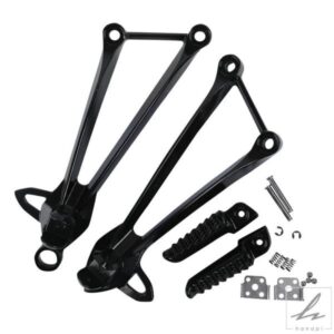リアパッセンジャーフットレストフットペグブラケット カワサキ NINJA ZX10R 2008-2010 ZX6R 2009-2023 ZX636 2013-2023 オートバイ用 部品 カスタムパーツ
