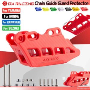 ヤマハホンダカワサキスズキCRF 250R250XKX 250F450FRMRMZYZYZFWRF 125250450用オートバイチェーンガイドガードプロテクター 部品 カスタムパーツ