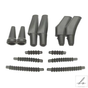 2個入り オートバイ用ブレーキライン クラッチケーブルスリーブ ゴムカバー 防水 防塵 ヤマハ ホンダ スズキ CG GS 125 150用 部品 カスタムパーツ