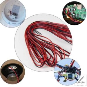 20メートル 錫メッキ銅線 2ピン 22AWG 絶縁PVC延長 LEDストリップケーブル 電気延長コード B4 部品 カスタムパーツ アクセサリー
