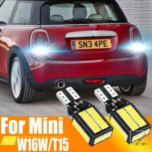 2個 W16W T15 921 912 LED CANバス バックライトバルブ 車用 ホワイト バックアップランプ ミニクーパー R50 R52 R53 R56 R57 R58用 部品 カスタムパーツ