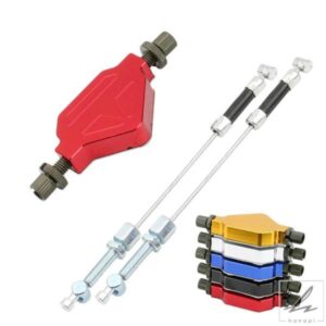 オートバイオフロード汎用スタントクラッチイージープルケーブルライン合金クラッチエコノマイザーシステム 部品 カスタムパーツ アクセサリー