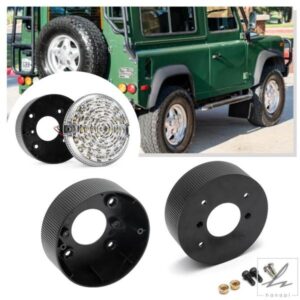 ランドローバー ディフェンダー 90 110 130 1990 2000 -2016 127 NAS SPEC スタイル ライト フロント リア 95MM ランプ用 LED マウント台座 - AMR3850 部品