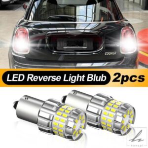 2X P21W BA15S CANバス LED リバースライト ミニ クーパー F55 F56 2013-2017 R56 2006-2010 ミニ クーパー カントリーマン F60 R60用 部品 カスタムパーツ