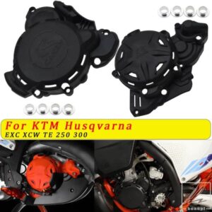 2023-2024 オートバイ用プラスチックエンジンクラッチガードウォーターポンプカバー点火プロテクター KTM EXC 250 300 XC XCF SX SXF XCW用 部品 カスタムパ