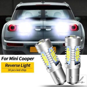 2個 LED リバースライトバルブ バックアップランプ P21W BA15S 7506 CANバス MINI COOPER R50 R53 F55 F56 R56 F54 R55 F57 R57 F60 R60 R61用 部品 カスタ