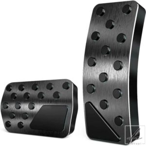 ダッジデュランゴジープグランドチェロキー 2011-2021 穴あけ不要 アルミ製ブレーキ＆アクセルペダルカバー 部品 カスタムパーツ アクセサリー