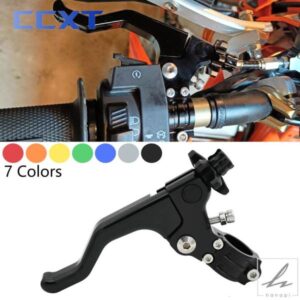 オートバイ用ショートスタントクラッチレバー 7/8インチ 22MM スズキ RM85 RM125 RM250 RMZ250 RMZ450 RMX250R RMX250S DRZ400R DRZ400S DR250R用 部品 カス