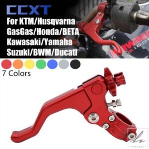 ヤマハKTMカワサキスズキビューエルドゥカティホンダニンジャ125250300400Z900Z800Z750Z650用オートバイ用ショートスタントクラッチレバー 部品 カスタムパ