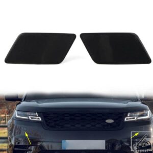 ランドローバー L560 レンジローバー ヴェラール 2017 2018 2019 LR093500/LR093499 用 1個 車用フロントヘッドランプウォッシャーカバーキャップ 左/右 部
