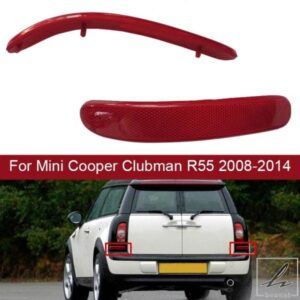 車用リアバンパーリフレクターライト テールブレーキウィンカーリアフォグライト BMW MINI COOPER CLUBMAN R55 2008-2014用 部品 カスタムパーツ