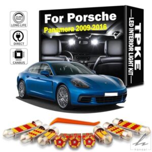 16個 LED インテリアマップドームライト 屋内電球キット ポルシェ パナメーラ 970 2009 - 16 アクセサリー用 部品 カスタムパーツ アクセサリー