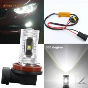 2 X 超高輝度 H11 H8 CANバス XBDチップ LED フォグ デイタイム ランニングライト バルブ BMW E71 X6 E70 X5 E83 F25 X3用 部品 カスタムパーツ