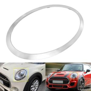 ミニクーパー F55 F56 F57 ヘッドランプ 大型ライトトリム 51137300631 51137300632 用 左/右車ヘッドライトフレーム 部品 カスタムパーツ アクセサリー