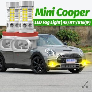 2個 LED フォグランプ バルブランプ H8 CANバス MINI COOPER F55 F56 R56 CLUBMAN F54 R55 コンバーチブル F57 R57 R60 R58 R61 R59用 部品 カスタムパーツ