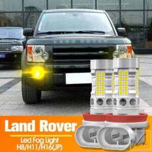 ランドローバー ディスカバリー 3 4 2004-2018 LR3 LR4 フリーランダー レンジローバー スポーツ 1 3用 LED フォグランプ バルブランプ CANバス H8 H11 2個