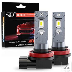 20000LM CANバス H8 H9 H11 LEDヘッドライト H16JP 9005 HB3 9006 HB4 LED 1:1 ミニランプ 3570 CSP 車用ヘッドライト電球 6000K 12V 部品 カスタムパーツ
