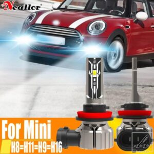 2X H11 H8 LEDフォグランプ CANバス H16 H9 車用電球 運転用 ランニングランプ 12V 55W ミニクーパー R56 R50 GT R52 R55 R57 R58 R59 R61用 部品 カスタム