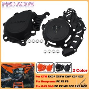 2024年新型オートバイ用クラッチカバー点火プロテクターガード KTM EXCF SXF XCFW XWF 450 500 ダートバイクアクセサリー 部品 カスタムパーツ アクセサリー