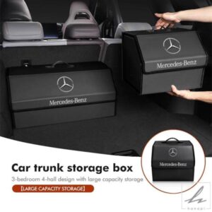 車用トランクオーガナイザーボックス 大容量 折りたたみ式 収納バッグ メルセデスベンツ AMG W204 W205 W203 W211 W212 W213 W201 W210 W124用 部品 カスタ