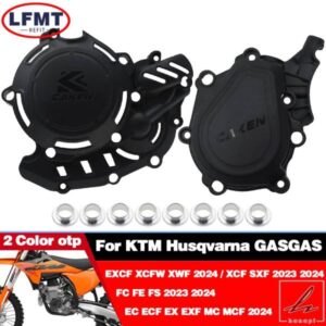 2023 2024 新型 バイクエンジン点火クラッチカバープロテクターガード KTM XWF XCFW XCF EXCF 450 500 アクセサリー MOTO 部品 カスタムパーツ アクセサリー