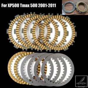 ヤマハ XP500 TMAX 500 2001-2011 2010 2005 - 09 用クラッチプレート クラッチフリクションディスクプレート XP T MAX T-MAX 500 部品 カスタムパーツ
