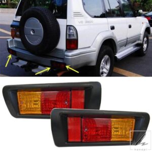 リアバンパーフォグランプ マークライト ランドクルーザー LC90 3400 FJ90 FJ95 2700 1996 -2003 フォグランプ ウィンカー LED テールライト 部品 カスタム
