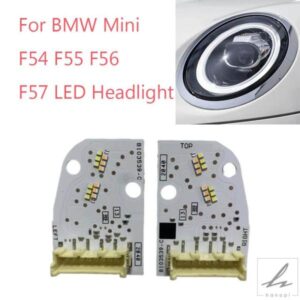 2013-2019 BMW MINI F54 F55 F56 F57 フェイスリフト LED ヘッドライト デイタイムランニングライト リペア ナチュラルホワイトエンジェルアイ DRL ボード