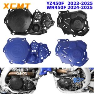 ヤマハ 2024 2025 YZ450F WR450F YZ450FX オートバイエンジンクラッチカバーイグニッションプロテクターガード YZ YZF WR 450 450F 450FX 2023用 部品 カス