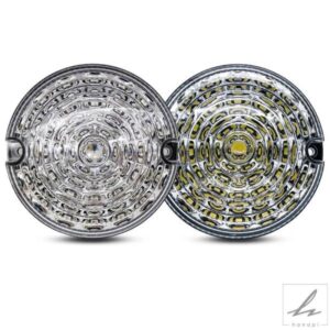 ランドローバー ディフェンダー用 クリアリアフォグランプ リバースライト 95MM LED アップグレードキット 2個 部品 カスタムパーツ アクセサリー