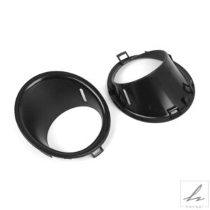 2トリムリングフォグライトクローム交換用ミニクーパーR55 R56 R57 2007-2010トリムリングABS素材フォグライト用 部品 カスタムパーツ アクセサリー