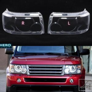 ランドローバー レンジローバー スポーツエディション 2005 - 09用 車用ヘッドライトレンズカバー クリアレンズランプシェード ヘッドランプシェル 部品 カ