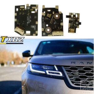 レンジローバー ヴェラール LED ヘッドライトチップボード用新型デイタイムランニングライト DRL ボード 部品 カスタムパーツ アクセサリー