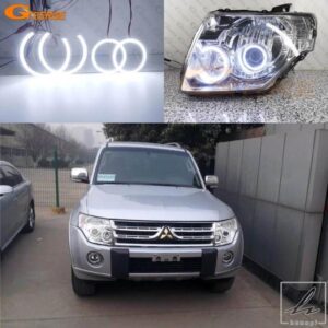 三菱 パジェロ IV ショーグン モンテロ 超高輝度 COB LED エンジェルアイキット ハローリング カーアクセサリー 部品 カスタムパーツ アクセサリー