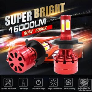2個セット ブラン H7 LED 車用 バルブ ファール 16000LM 運転用 ヘッドランプ H4 H11 9005 9006 H16 ヘッドライト バルブ アンプル 部品 カスタムパーツ