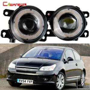 車用フォグランプ LED エンジェルアイ デイタイムランニングライト DRL 30W H11 シトロエン C4 クーペ ハッチバック セダン 2004-2023 カクタス除く 2個 部