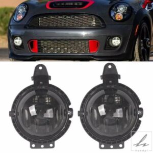 2PCS フロントバンパー フォグランプカバー バルブ無 BMW MINI R55 R56 R57 R58 R59 2006-2014 OE63172751295 51112751295 フロントフォグランプ 部品 カス