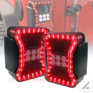 用ライトアセンブリ スモークLEDテールランプ ジープ ラングラー JK 2007-2017 リアランプ ブレーキ リバースライト デイタイムランニングライト 部品 カス