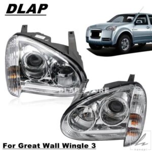 車用ライト 2個 フロントバンパー ヘッドライト ヘッドランプ グレートウォール ウィングル 3 2006 2007 2008 2011 マニュアルタイプ/電動ヘッドライト 部品