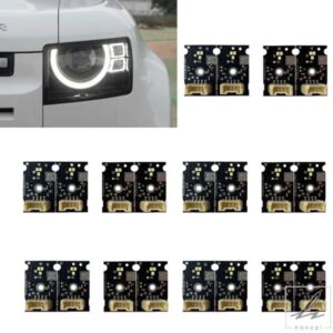 10個入り 20個入り ホワイト DRL ボード 2020-2022年式 ランドローバー ディフェンダー ヘッドライト デイタイムランニングライト CML-G5M3 5120-1 UBL3036