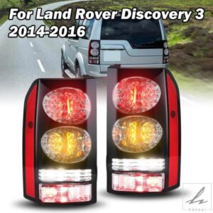 ランドローバー ディスカバリー 3/4 2004-2016用 LEDテールライト 1セット リアライト ストップブレーキランプ ドライビングランニングライト リアフォグラ