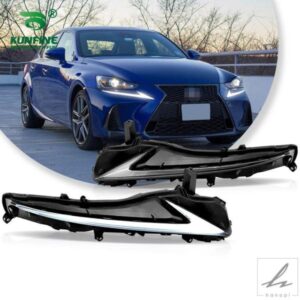 レクサス IS250 IS350 IS200T IS300 2017-20 LED ヘッドランプ カーチューニングライトパーツ プラグ用 カースタイリング ヘッドライトアセンブリ ペア 部品