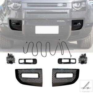 ランドローバー ディフェンダー 90 110 2020 2021 2022用 フォグランプ LED フォグランプキット 1セット LED デイタイムランニングライト フォグランプ ヘッ