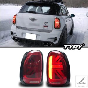 車用ライト LED テールライト アセンブリ ペア BMW MINI R60 2011-2016 COOPER COUNTRYMAN UNION JACK リアテールランプ ダイナミックライト付き 部品 カス