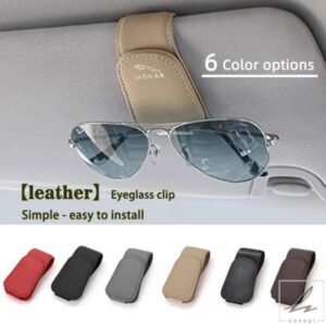 車内サンシェード カード チケット収納 メガネクリップ アクセサリー ツール ジャガー XE XF XJ F-TYPE F-PACE XKR XEL XFL S F XK XJL用 部品 カスタムパー