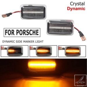 2個入りダイナミックLEDサイドマーカーライト矢印ウィンカーウィンカーランプVWゴルフMK1 MK2シロッコジェッタパサートポロキャディコラード用 部品 カスタ
