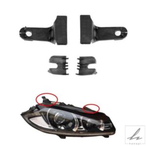 ジャガー XF 2012-2015 用 1セット ヘッドライトブラケットクリップ リペア爪 ヘッドランプアクセサリー ABS足固定爪リペアキット 部品 カスタムパーツ