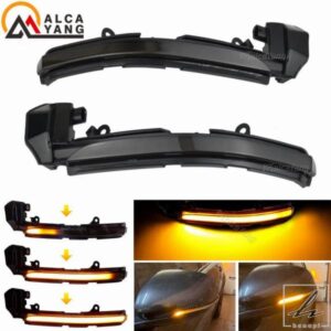 ダイナミックウィンカー LED サイドミラーインジケーター ブリンカー シーケンシャルライト ジャガー XE XF XJ F-TYPE XK XKR I-PACE X250 X260用 部品 カス