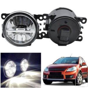 2個/セット カースタイリング フォグランプ スズキ SX4 GY ハッチバック 2006-2014 フロントバンパー LED 高輝度ハロゲンフォグランプ 部品 カスタムパーツ