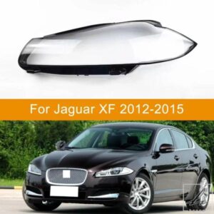 ジャガー XF XFL 2012 - 15 用 ヘッドランプレンズカバー ヘッドライトガラスランプシェル クリアランプシェード ライトマスクレンズ 部品 カスタムパーツ